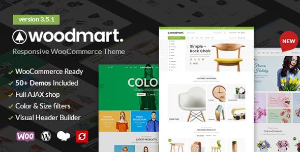 WoodMart - Responsive WooCommerce Theme 4.5.2 - Responsive web design